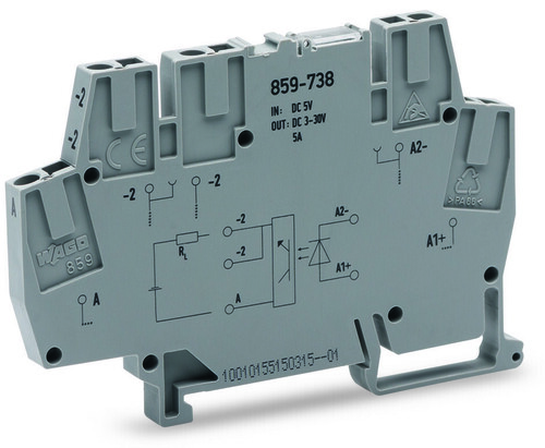WAGO GmbH & Co. KG Optokopplermodul DC 5 V 859-738 WAGO GmbH & Co. KG Optokopplermodul DC 5 V 859-738
