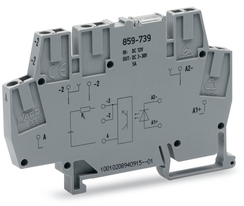 WAGO GmbH & Co. KG Optokopplermodul DC 12 V 859-739 WAGO GmbH & Co. KG Optokopplermodul DC 12 V 859-739