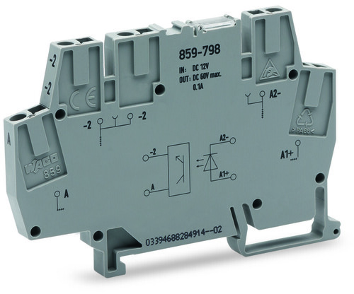 WAGO GmbH & Co. KG Optokopplermodul DC 12 V 859-798 WAGO GmbH & Co. KG Optokopplermodul DC 12 V 859-798