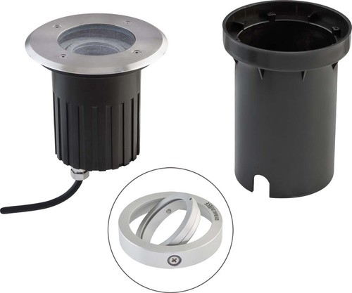 EVN Lichttechnik Bodeneinbauleuchte edelstahl 35W GU10 678 710