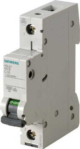 Siemens Dig.Industr. LS-Schalter C63A 1pol 6kA 5SL6163-7