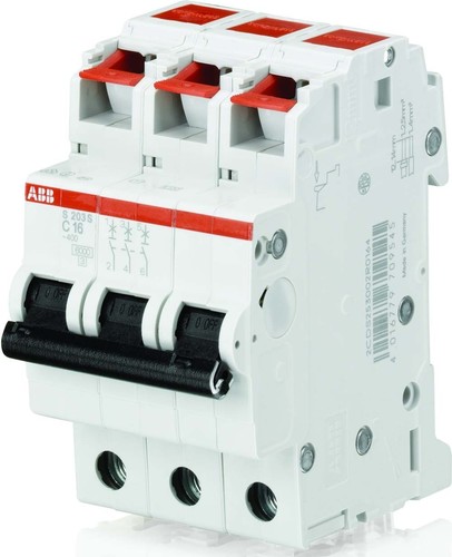 ABB Stotz S&J Sicherungsautomat 6kA 16A C 3p -440V S203S-C16