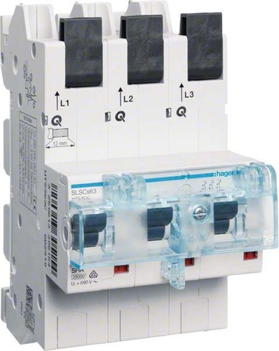 Hager SLS-Schalter 3P Cs-63A Sammelschi HTS363C