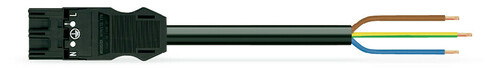 WAGO GmbH & Co. KG Anschlussleitung 3x2,5mmq schwarz 771-9993/207-701