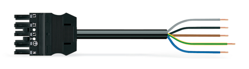 WAGO GmbH & Co. KG Anschlussleitung 5x1,5mmq schwarz 771-9995/106-201