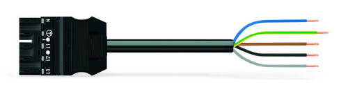 WAGO GmbH & Co. KG Anschlussleitung 5x1,5mmq schwarz 771-9995/206-201 WAGO GmbH & Co. KG Anschlussleitung 5x1,5mmq schwarz 771-9995/206-201