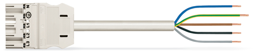 WAGO GmbH & Co. KG Anschlussleitung 5x2,5mmq weiss 771-9995/207-702