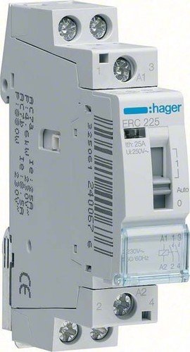 Hager Installationsrelais 16A 1S+1Ö 24V ERD218