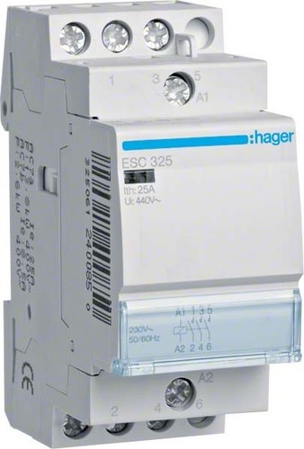 Hager Schütz 25A 3S 230V ESC325