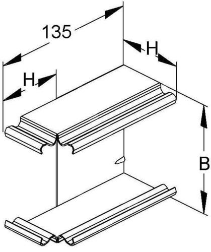 Niedax Außeneckeinsatz LUAE 60.150