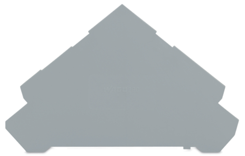 WAGO GmbH & Co. KG Abschlußplatte 1mm grau 280-320 WAGO GmbH & Co. KG Abschlußplatte 1mm grau 280-320