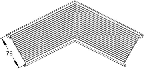 Niedax Inneneckdeckel PDIAR 78 N (1Paar)