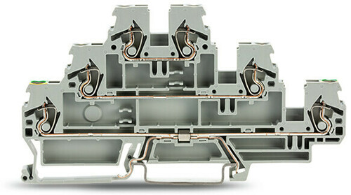 WAGO GmbH & Co. KG Dreistockklemme 0,08-2,5/4qmm PE/L/L 870-577 WAGO GmbH & Co. KG Dreistockklemme 0,08-2,5/4qmm PE/L/L 870-577
