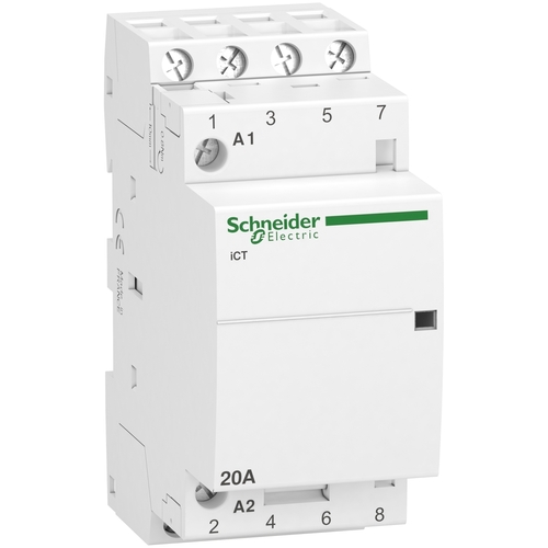 Schneider Electric Installationsschütz 4S 20A 220-240VAC A9C22824