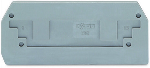 WAGO GmbH & Co. KG Abschlußplatte grau, 2,5mm dick 282-325