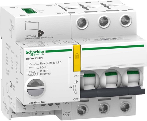 Schneider Electric Leistungsschalter 10A 3P B TI24 A9C61310