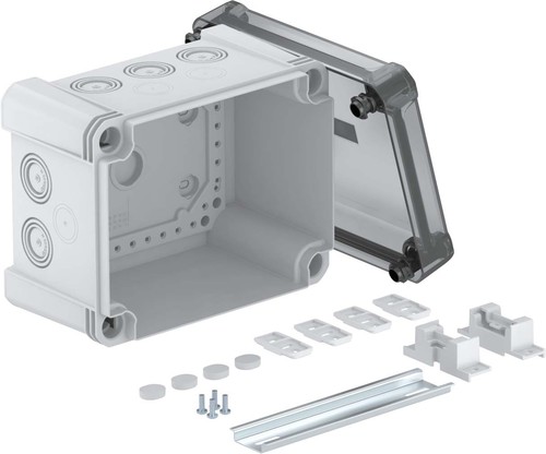 OBO Bettermann Vertr Kabelabzweigkasten m.transp. Deckel X10 R LGR-TR