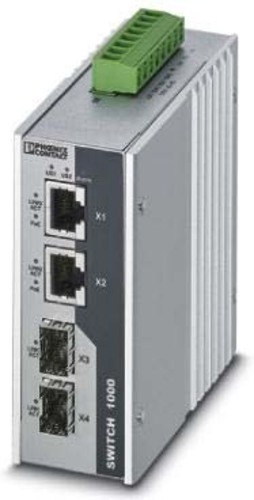 Phoenix Contact Industrial Ethernet Switch 1000T-2POE-GT-2SFP FL SWITCH #1026765