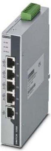 Phoenix Contact Industrial Ethernet Switch mit PoE+ FLSWITCH1001T4POE-GT