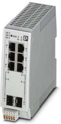 Phoenix Contact Industrial Ethernet Switch mana., 6 RJ45 Ports FLSWITCH2306-2SFPPN