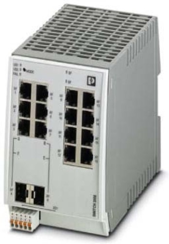 Phoenix Contact Industrial Ethernet Switch mana., 14 RJ45 Ports FLSWITCH2314-2SFPPN