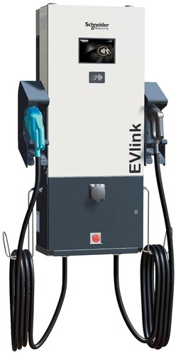 Schneider Electric EVlink Wallbox DC 24kW,CHAdeMO, CCS EVD1S24THB