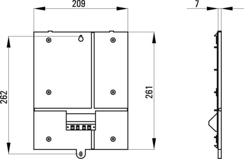 WHD Rückwand Litzen f. WL 6 WL6gr-Rückw.M.4