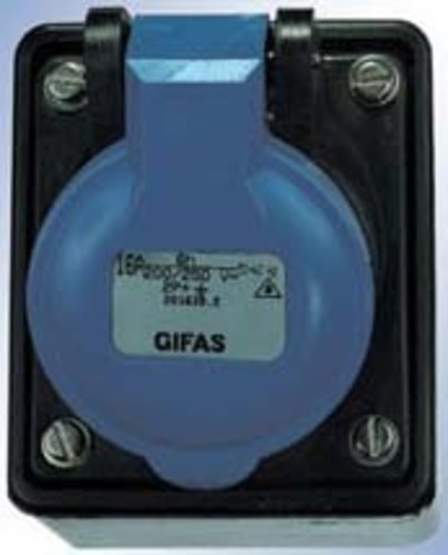 Gifas Electric CEE-Wandsteckdose 3x16A/230V,6h 201638.E