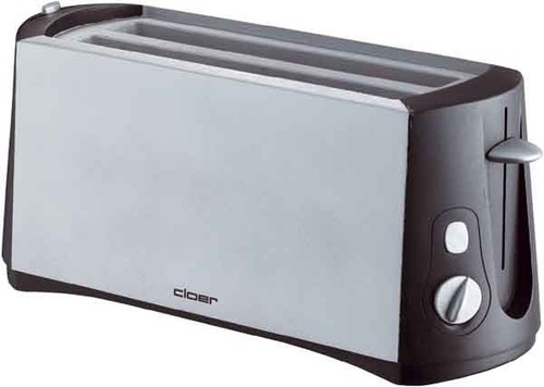 Cloer Toaster 4 Scheiben 3710 sw/metall matt