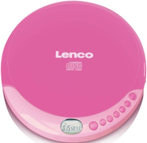 LENCO CD-Player portable,Ladef. CD-011 Pink