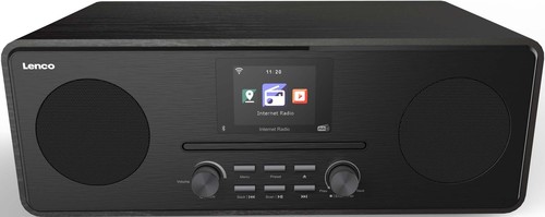 LENCO Internetradio DAB+,Bluetooth,CD DIR-260 Walnut