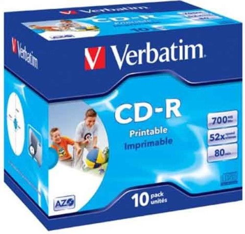 Verbatim CD-R Jewelcase 10 Discs VERBATIM 43325(VE10)