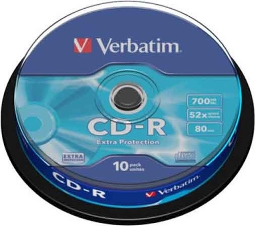 Verbatim CD-R Cakebox 10 Discs VERBATIM 43437(VE10)