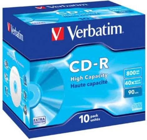 Verbatim CD-R Jewelcase 10 Discs VERBATIM 43428(VE10)