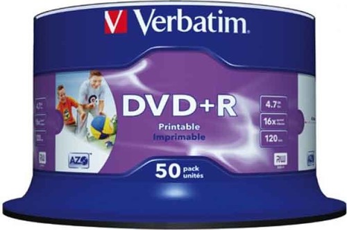 Verbatim DVD+R Cakebox 50 Discs VERBATIM 43512(VE50)