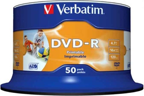 Verbatim DVD-R Cakebox 50 Discs VERBATIM 43533(VE50)