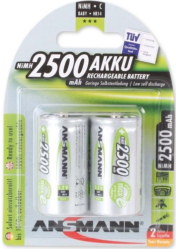 Ansmann Akku Baby NiMH C 2500mAh 5030912 VE2 Bli