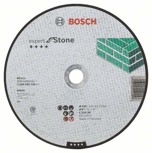 Bosch Power Tools Trennscheibe 230x3mm f. Stein ger 2608600326