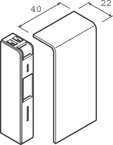 Tehalit Endstück SL 200806D1 alu