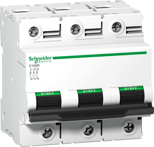 Schneider Electric Leitungsschutzschalter C120H, 3P, 63A A9N18467