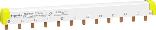 Schneider Electric Phasenschiene Steg ablängbar, 4P, 12 TE A9XPH412