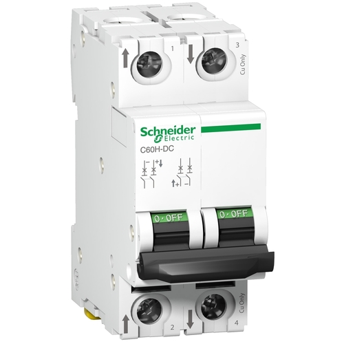 Schneider Electric LS-Schalter 2P 3A C C60H-DC A9N61523