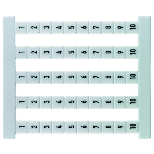 Weidmüller Klemmenmarkierer dekafix,senkrecht DEK 5 FSZ 1-10