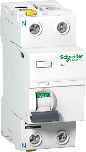 Schneider Electric FI-Schalter 2P 25A 10mA Typ A A9Z20225