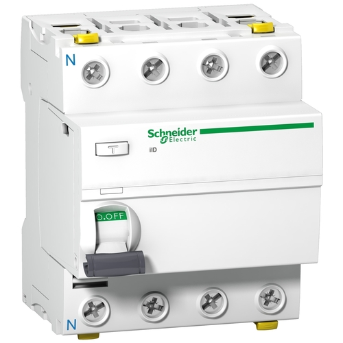 Schneider Electric FI-Schalter 4P 63A 100mA Typ A A9Z32463