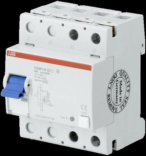 ABB Stotz S&J FI-Schutzschalter 2P,TypB+,40A,30mA F202B+40/0,03