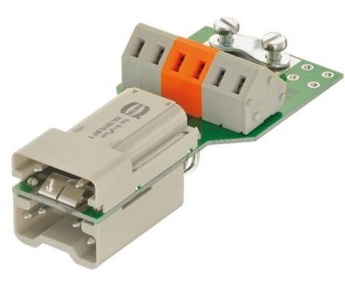 Harting Brid-Wanddurchführung 10A 50V 0,8kV 3 09120062695