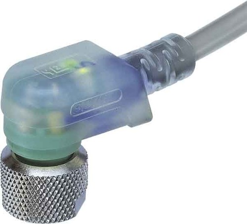 Pepperl+Fuchs Fabrik Kabeldose,2m,3pol.,M12 gewinkelt,2LED,PUR V1-W-E2-2M-PUR