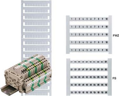 Weidmüller Klemmenmarkierer dekafix DEK 5 FW 2,4,...100