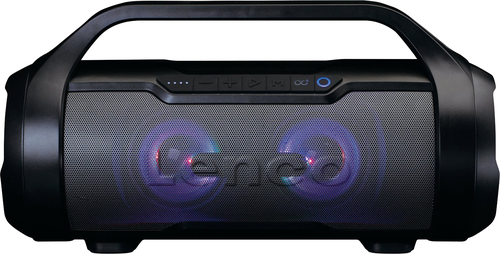 LENCO IPX5 Boombox FM,USB,SD,Lighteff. SPR-070 Black